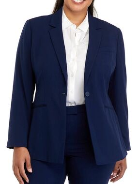 NWT!!  The Limited Navy Single-Button Blazer